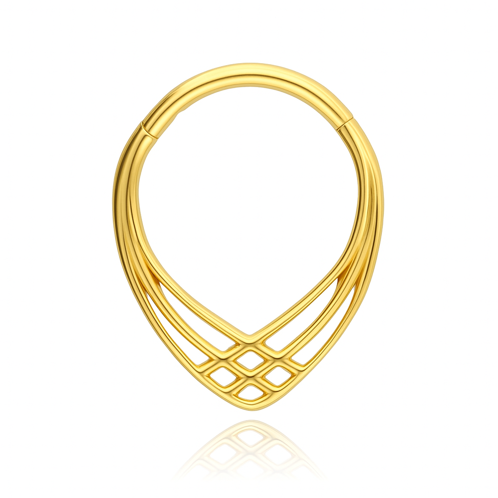 Piercing clicker - gold - K-079