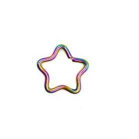 Earring Continuous bifurcated star color - CON-003