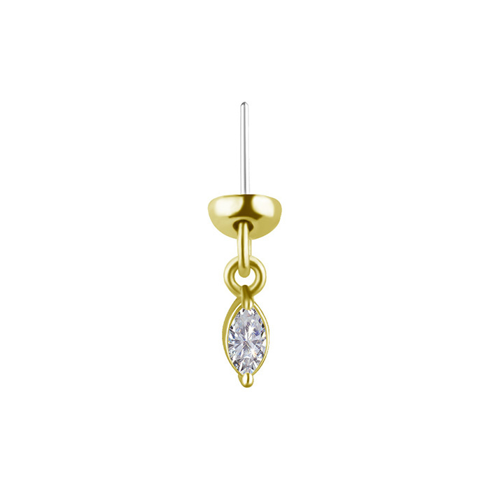 Attachment 18K gold marquis Lab Created Diamonds - GD18K-061