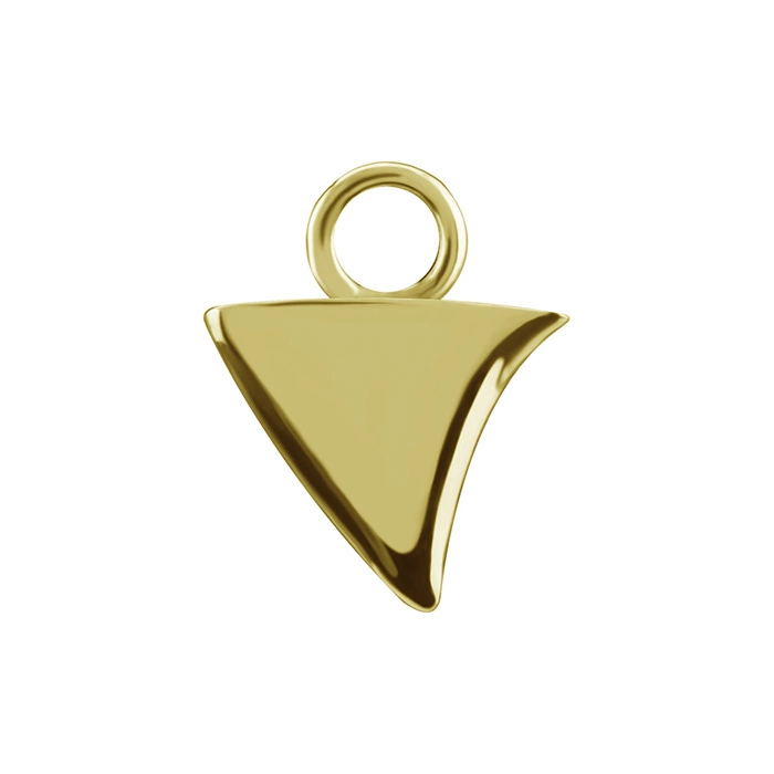 Charms - CoCr NF - sun - white PREMIUM ZIRCONIA - silver - D-054