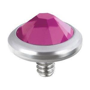 Dermal top with dark pink zirconia - NA-002