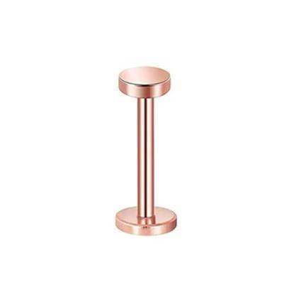 Labret rose gold flat hoop - LGW-004