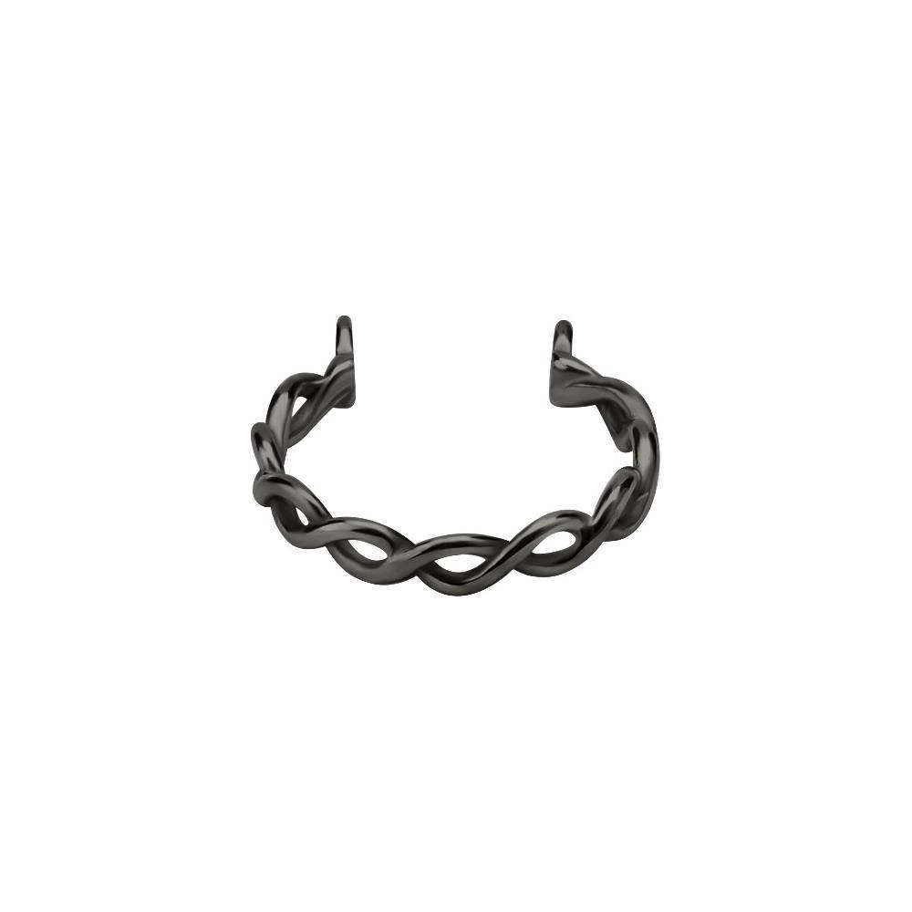 Decorative hoop for barbell - black - D-002