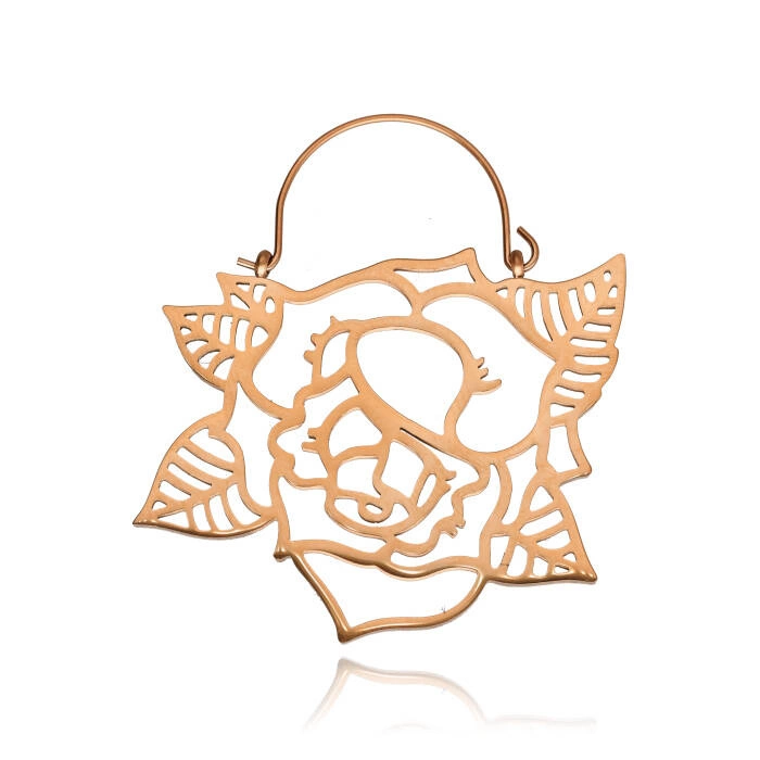 Tunnel pendant - rose - rose gold - KU-006