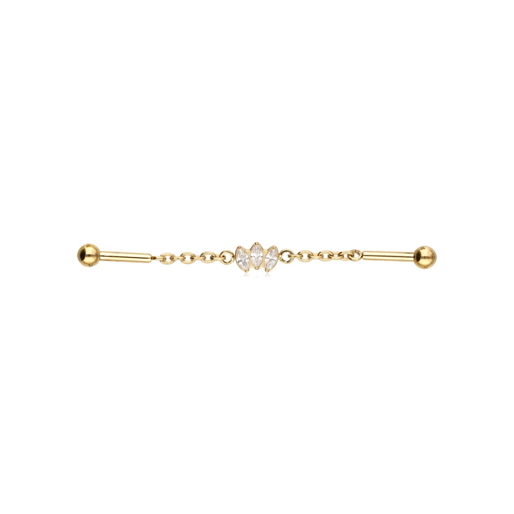 Titanium barbell - female thread - TSZ-007