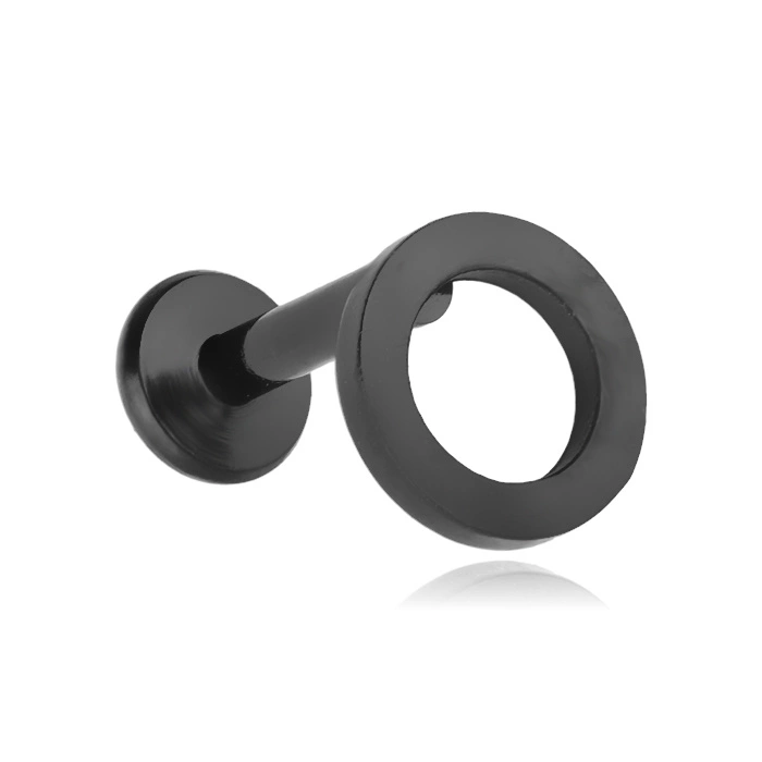 Labret ring black - LGW-049