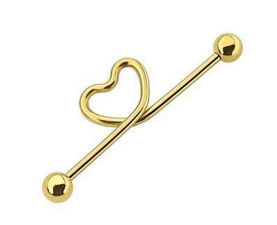 Industrial decorative heart of gold - IND-006