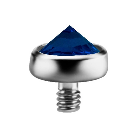 Dermal top titanium  dark blue iridescent premium Zirconia - TNA-058