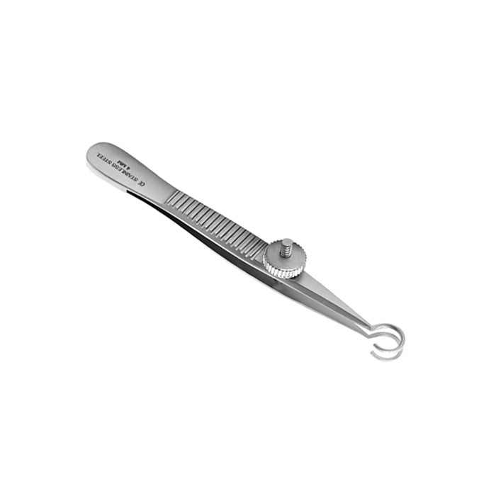 Piercing tweezers - open small eyelet - NK-055