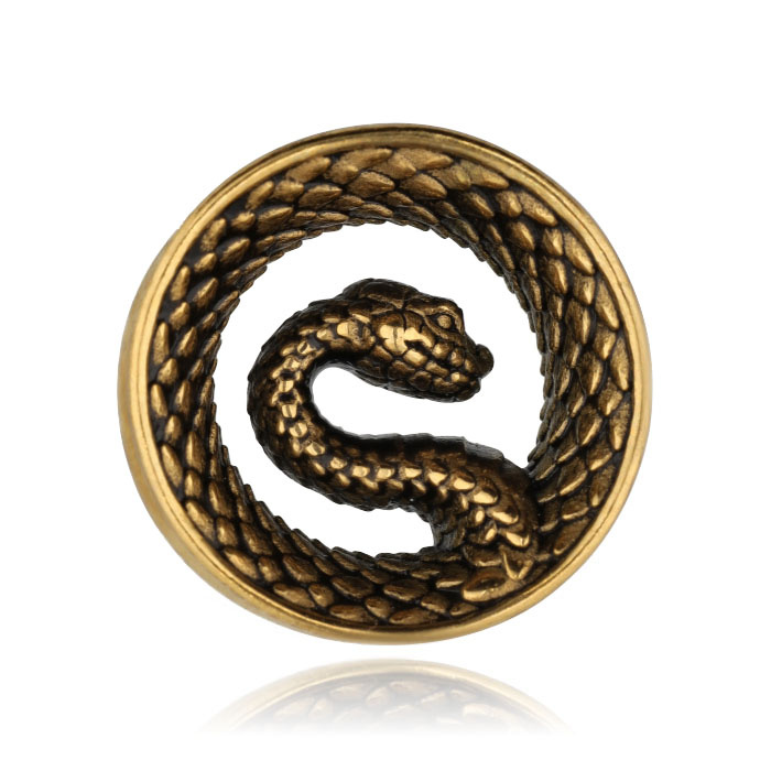 Tunnel - snake - gold - PT-036