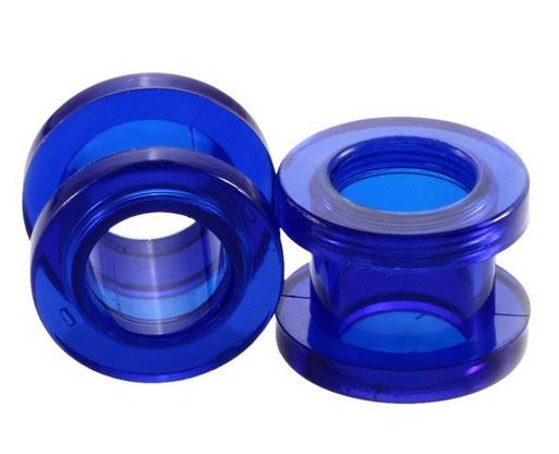 Transparent acrylic tunnel  navy blue - PT-073