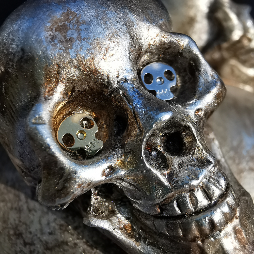 Titanium attachment for pins - skull - TNA-049