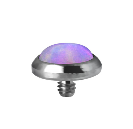 Titanium attachment for pins with opal OP38 - TNA-007