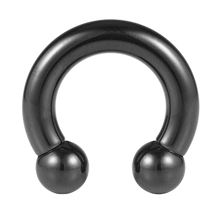 Horseshoe - female thread - black - P-005