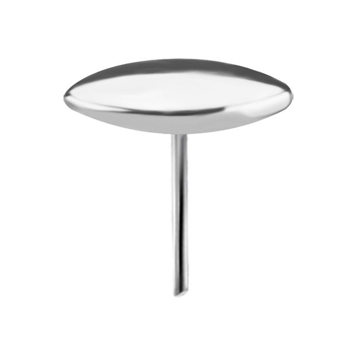 attachment 18K gold disc - gold - GD18K-037