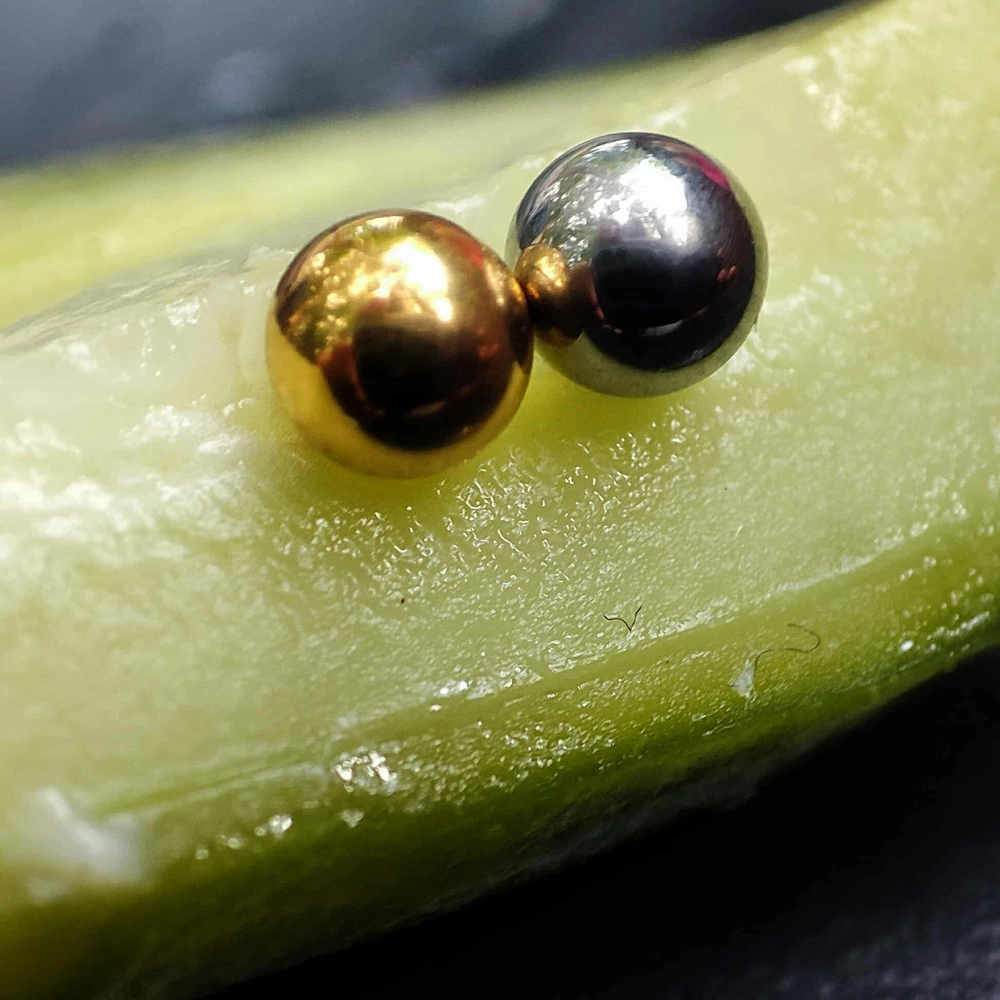 Titanium - ball for threaded pins - TNA-025