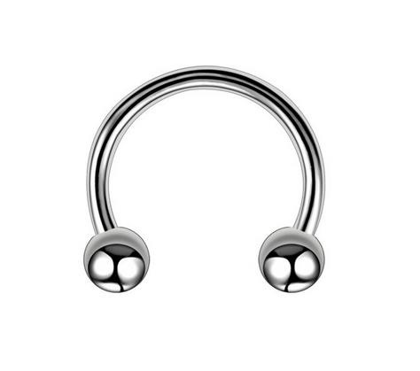 Horseshoe - classic silver - P-001