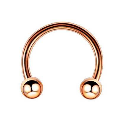 Classic horseshoe rose gold - P-001