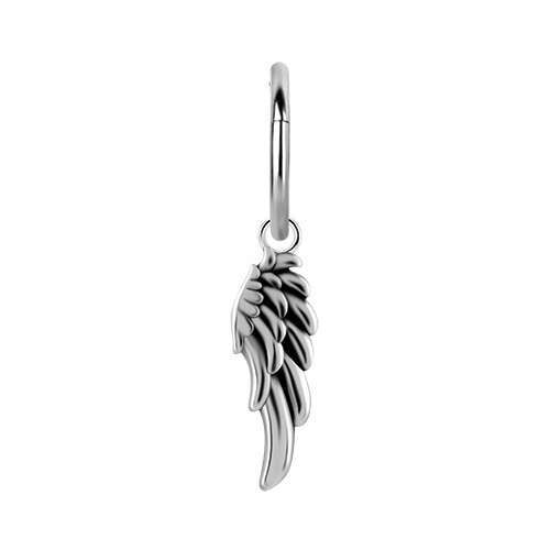 Charms - wing - silver - D-066
