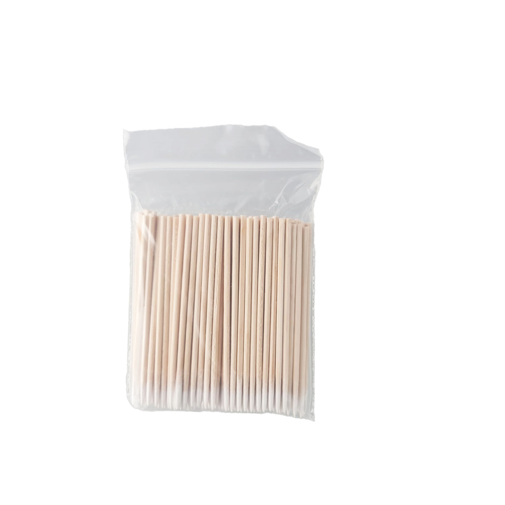 Bamboo, cotton sticks for piercing cleaning - NK-043