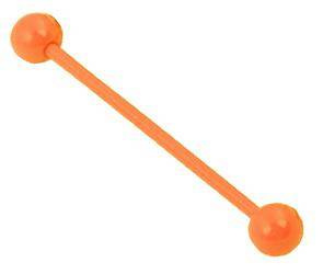 Industrial neon orange barbell - IND-002