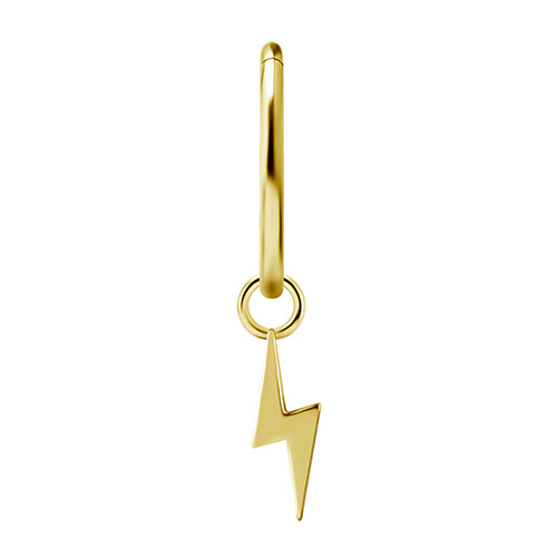 Charms - CoCr NF - gold lightning - D-053