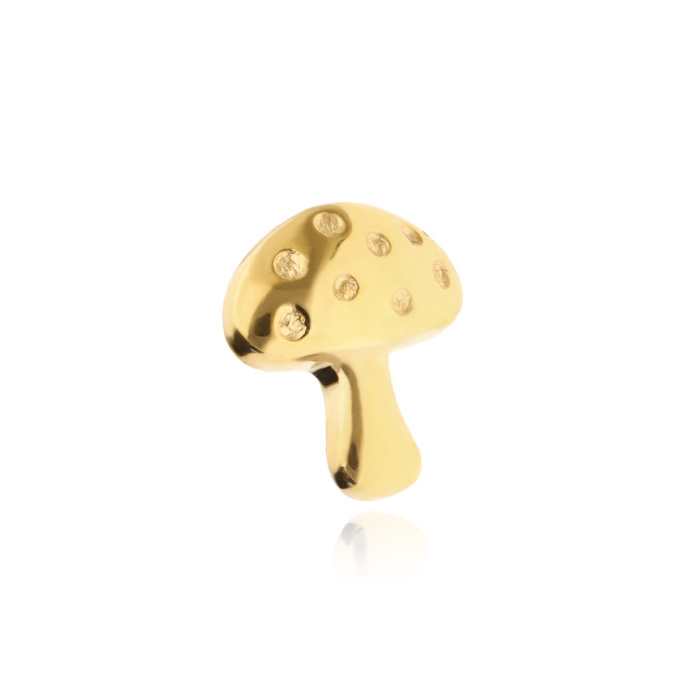 Titanium attachment mushroom - gold - TNA-090