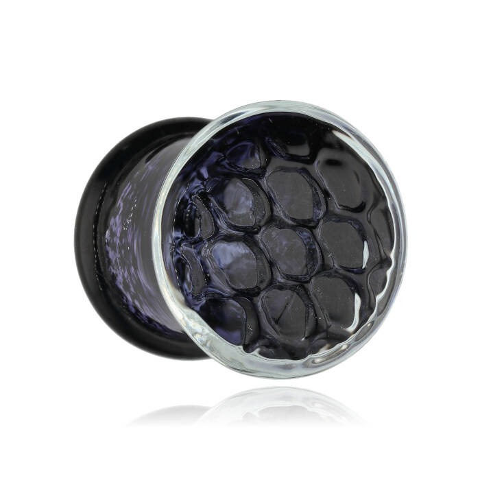 Saddle glass plug purple - PT-170