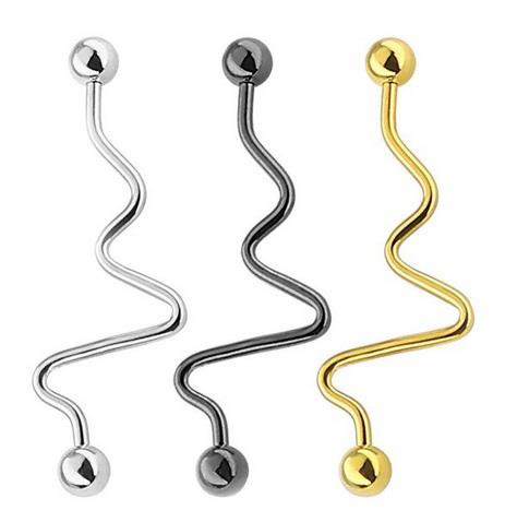 Industrial decorative silver wave - IND-005