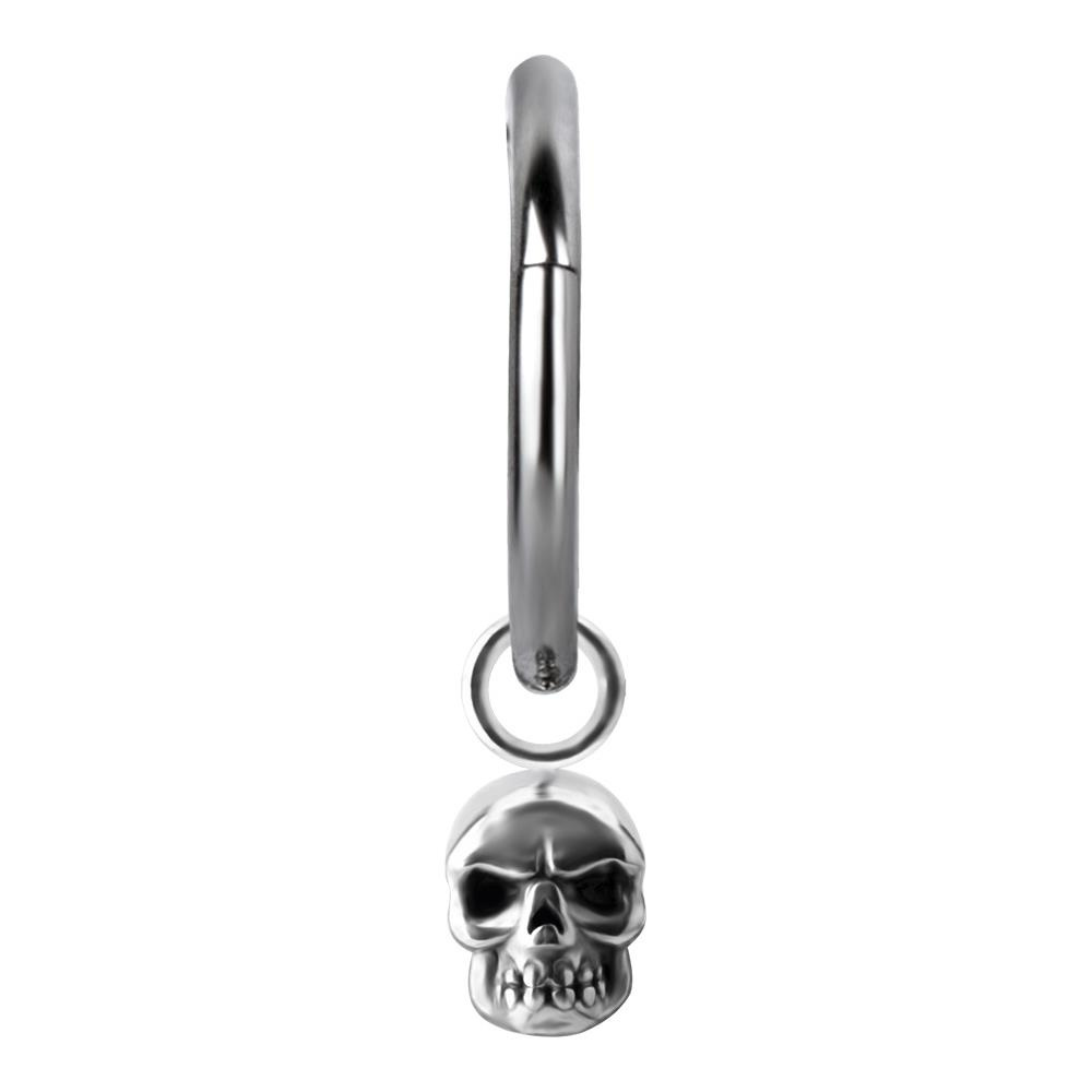 Charms - skull - silver - D-008