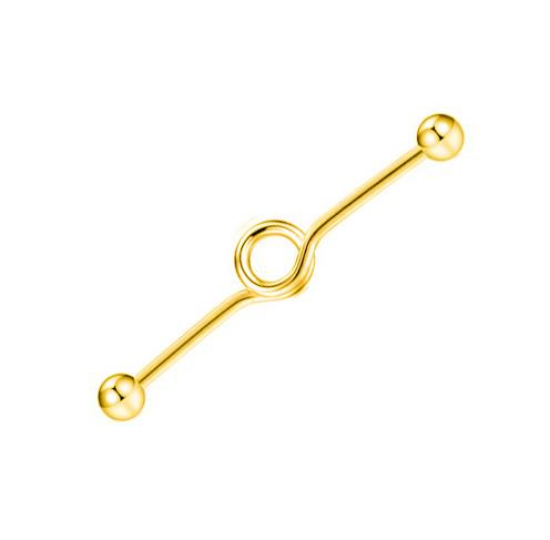 Industrial ring - gold - 1.6/38/5 - IND-019