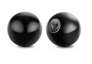 Black ball for threaded pins  - CZ-003