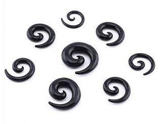 Ear Spiral - black- RS01