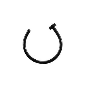 Nose ring ring black - NS-004