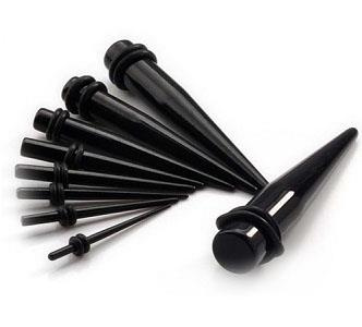 Ear taper expander black - RT01