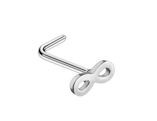 Decorative nose stud - infinity - NS-018