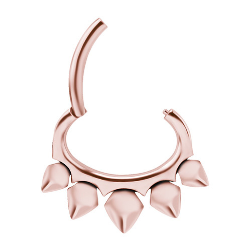 Clicker ring - rose gold - K-055