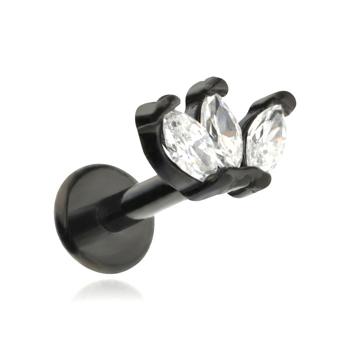 Labret silver decorative - LGW-014