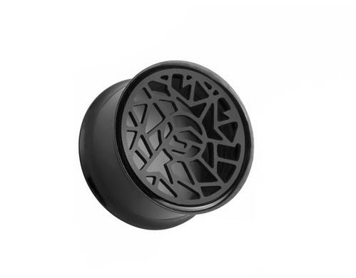 Decorative openwork plug black - PT-015