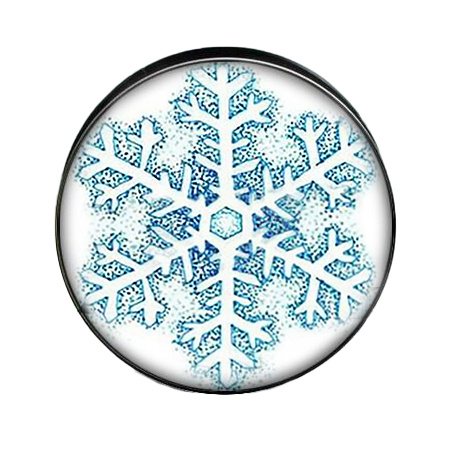 Acrylic plug - snowflake - PT-124