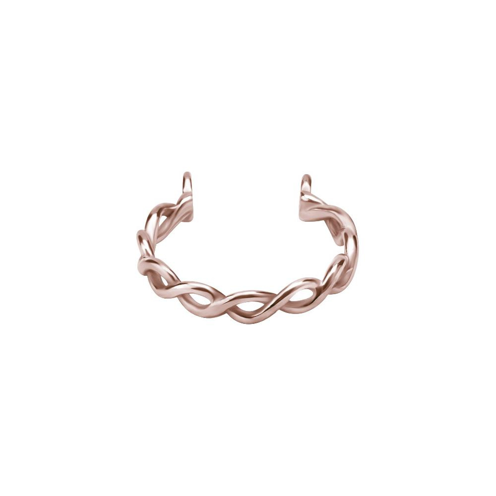 Decorative hoop for barbell - rose gold - D-002