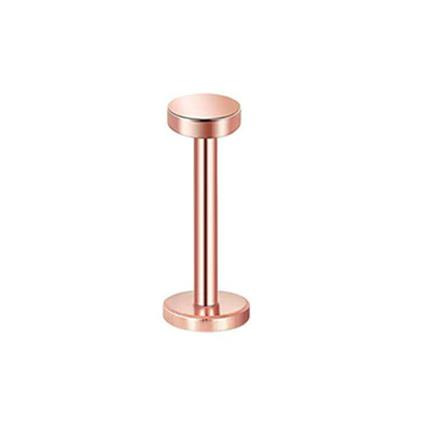 Labret rose gold flat hoop - LGW-004