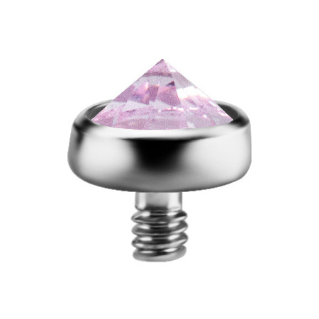 Dermal top titanium  light pink premium Zirconia - TNA-058