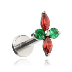 Silver \ Green || Red