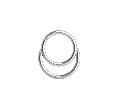 Silver clicker ring - K-025