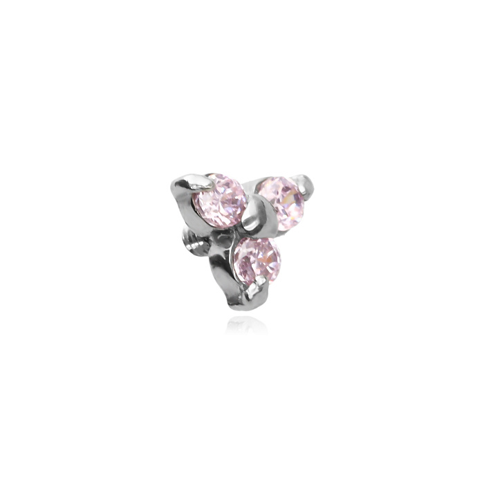 Dermal top with pink zircons - NA-008