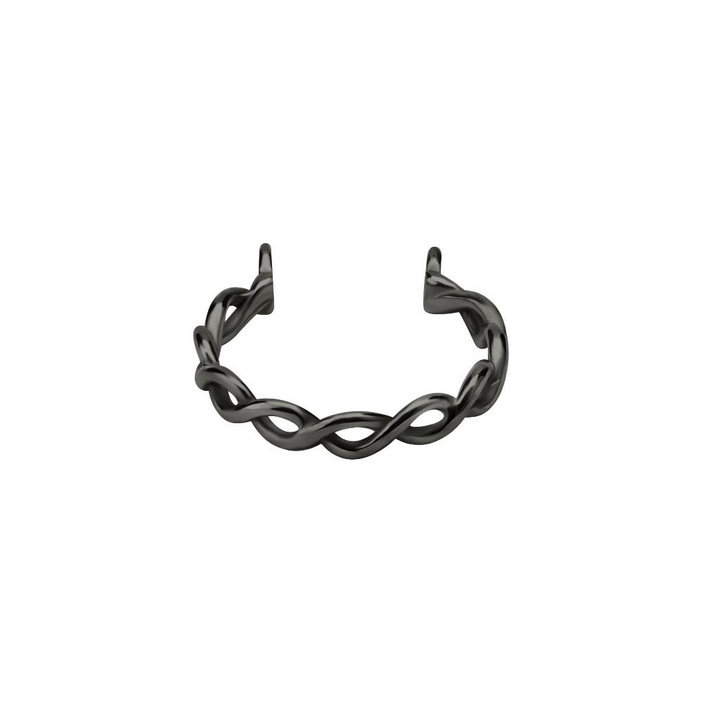 Decorative hoop for barbell - black - D-002