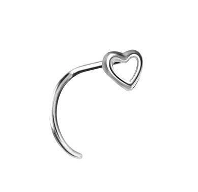 Nose stud - heart - NS-011-2