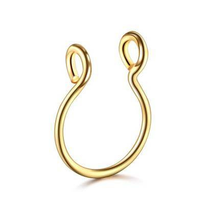 Fake septum - classic Gold - FNS-047