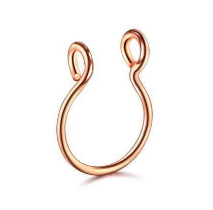 Fake septum - classic Rose gold - FNS-047